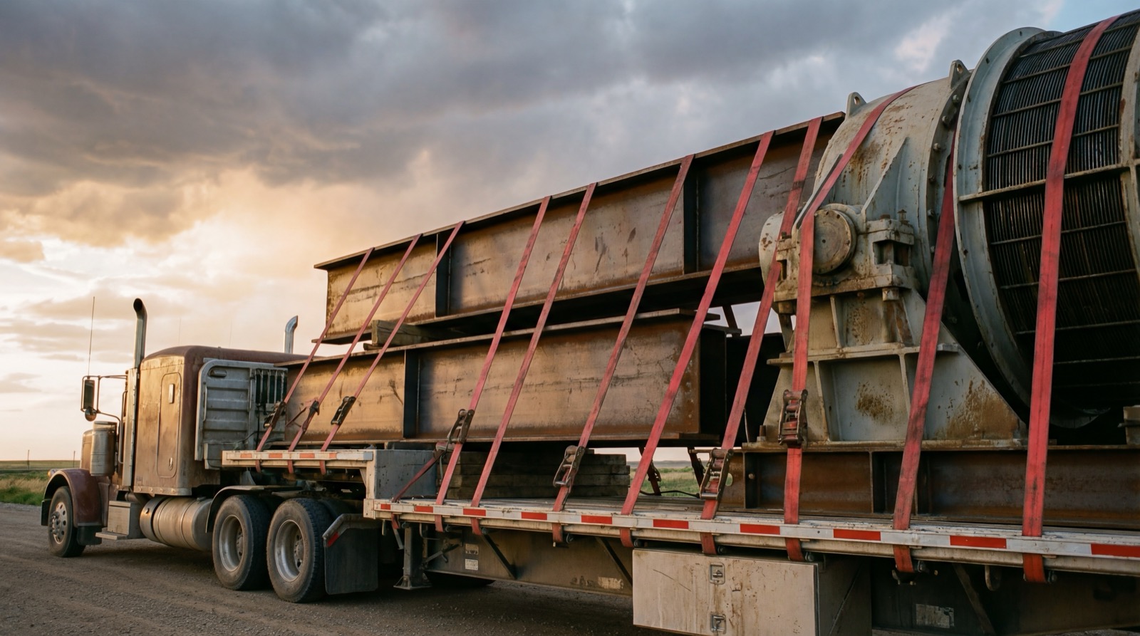 Open-deck capacity for freight that doesn't fit in a box